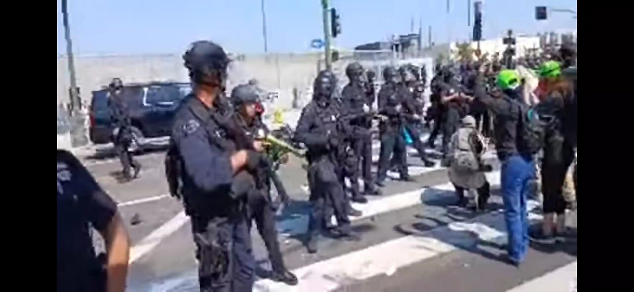 motorcycle crashes police line
