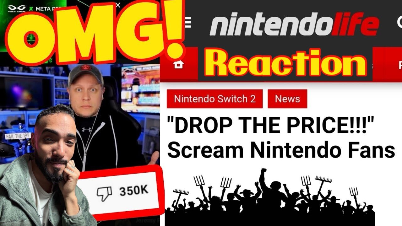"DROP THE PRICE" - Nintendo FU**ED Up | Reaction