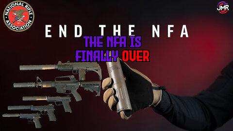 The NFA was declared UNCONSTITUTIONAL by Trump's bill, suppressors & SBRs reinstated