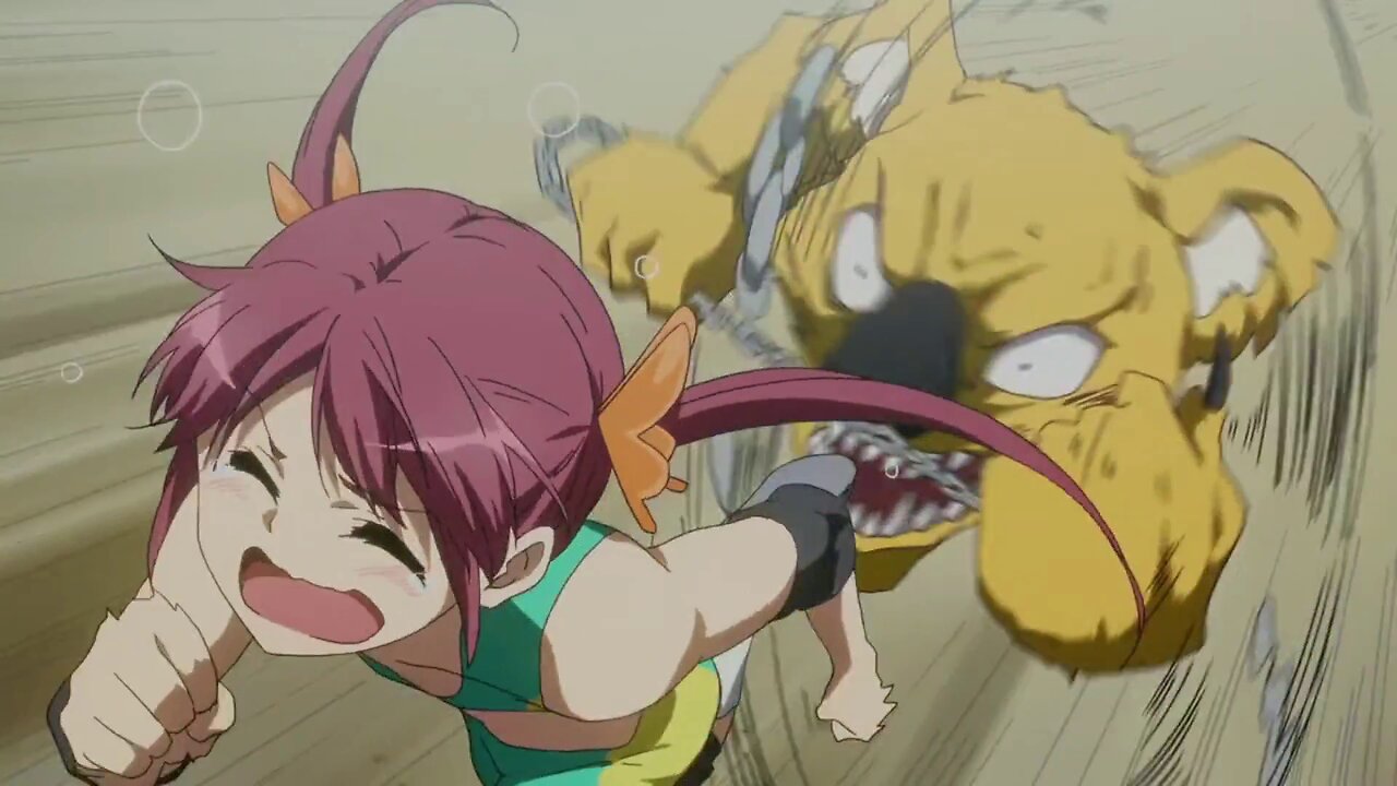 Amagi Brilliant Park - wrestling match