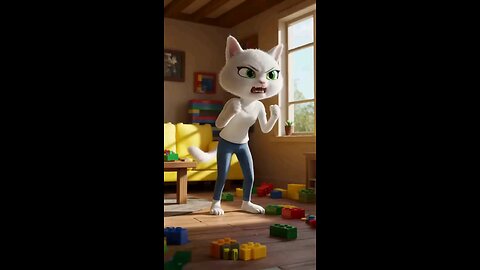 Prankster cat becomes a helper