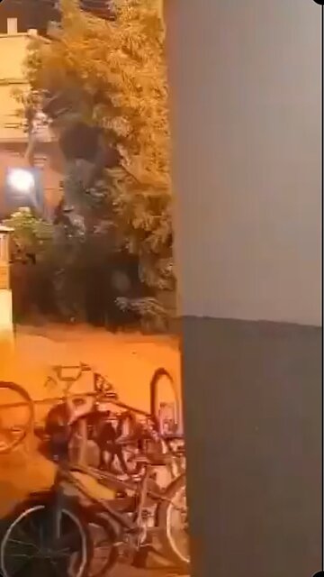 BREAKING - Shocking video of people crying &screaming as Iranian missile hits #Israel