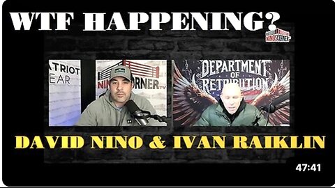 Ivan Raiklin & David Nino: Trump Has Until Jan 17th To Conduct Mass Arrests Before Its Too Late!