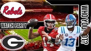 Ole Miss Rebels vs Georgia Bulldogs | Live Play by Play Stream | #collegefootball #sec 10-18-25🔥