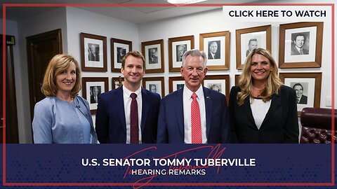 Senator Tuberville Chairs HELP Subcommittee on Education & American Family