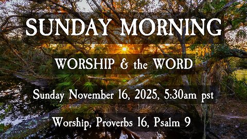 🌞 SUNDAY MORNING ✝️