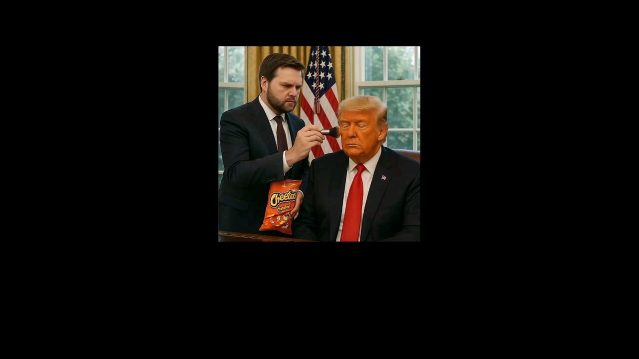 JD Vance Tops Up Trump's Tan With Cheetos