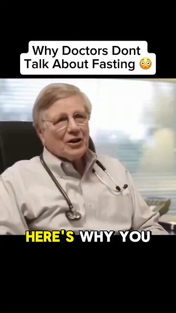 Why Doctors Never Talk About Fasting