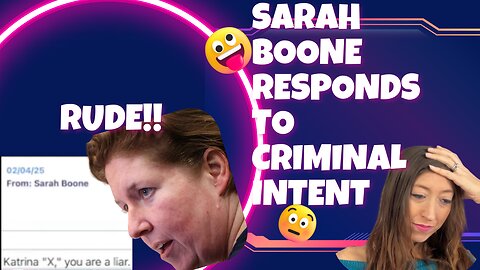 Criminal Intent Talks SARAH BOONE, Her Friend, and Her Snapback from Prison! 🔥📜