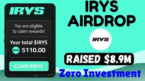 Irys Airdrop Guide Free to Join with Raised $8.9 Million | Play Game to Earn Points | Perfect Player