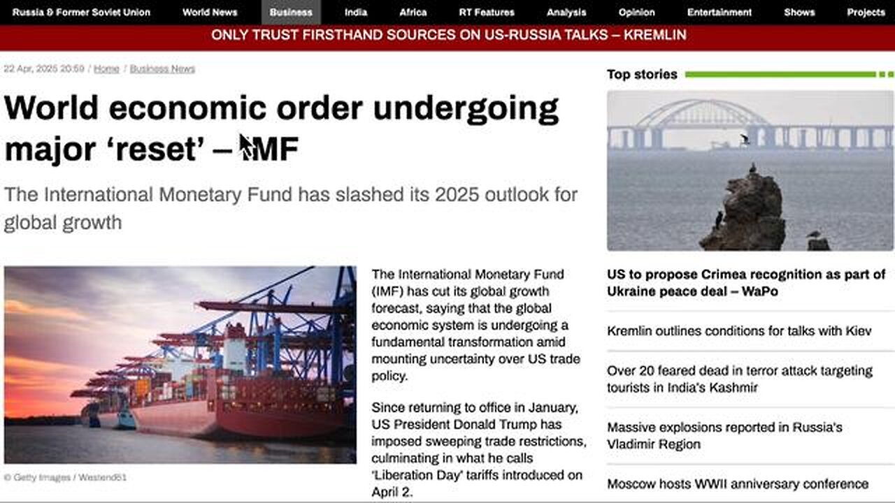 "WORLD ECONOMIC ORDER UNDERGOING MAJOR RESET" (TRANSITION PERIOD)... TO BRING IN THE MOTB!