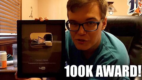 Unboxing my 100k Subscriber YouTube Silver Play Button Award!