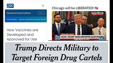 #Trump sicks military on cartels, the truth about operation warpspeed, and more!