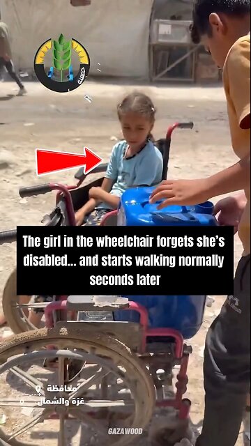 Medical Miracle in Gaza! Disabled wheelchair bound girl stands up and walks! Still believe them?