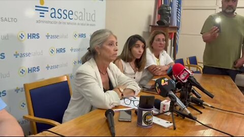 Muy tensa conferencia de prensa en el Hospital de Salto por la polémica muerte de un paciente