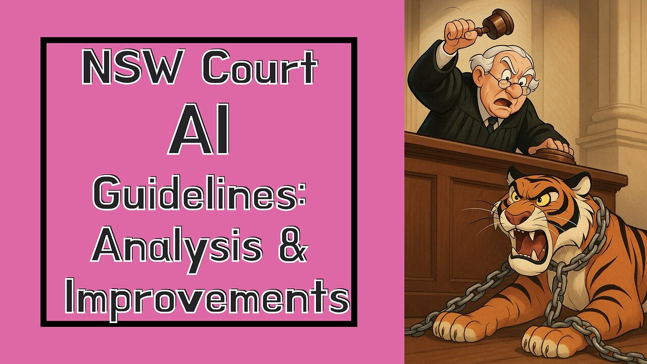 NSW Supreme Court AI Guidelines - Analysis & Improvements