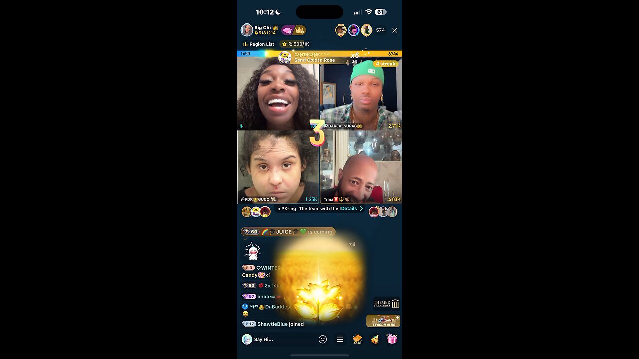 Big Chi Tells Supabihh He Better Not Stop Paying Her Rent (BIGO LIVE)