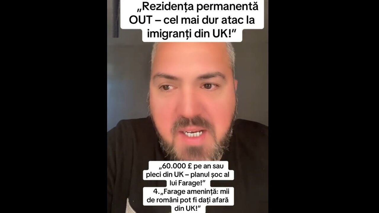 Nigel Farage - Atac la rezidentii permanenti din UK?
