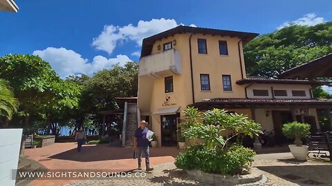 [4K] [60fps] Walk Las Catalinas, Costa Rica 🌊 Mediterranean Inspired Town #virtualtour