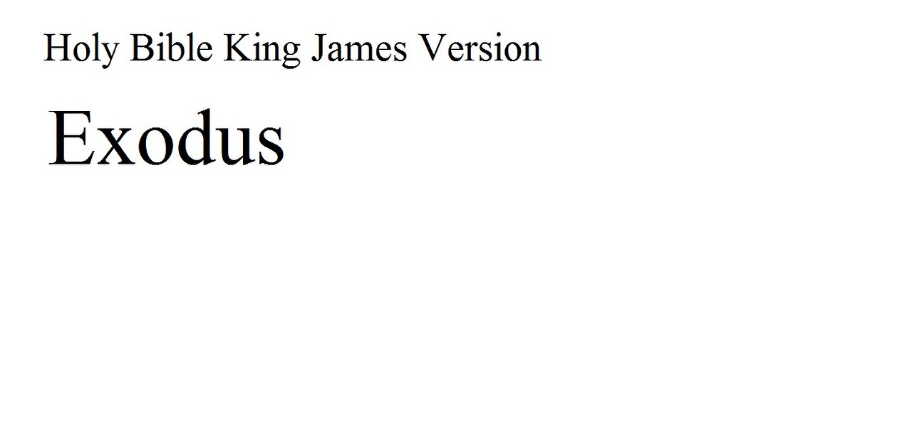 Exodus Chapter 17