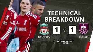 ANFIELD STUNNED! 😳 Burnley Hold Liverpool to Earn Vital Point | Premier League Highlights