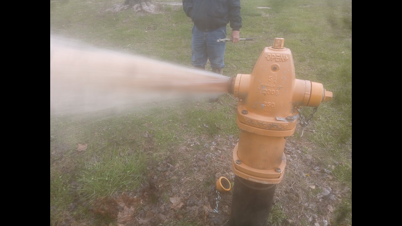 flushing fire hydrants