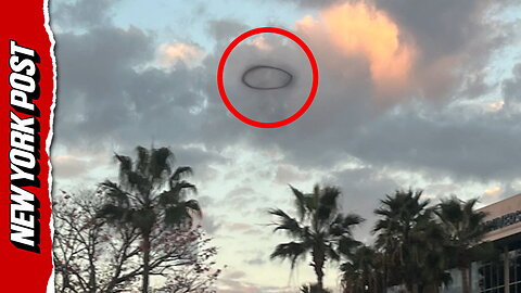 Strange black smoke ring appears over Disneyland, spooking California drivers