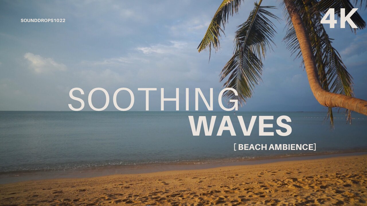 Calming Beach Waves – 45-Minute Ocean Ambience