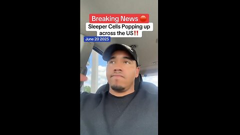 Sleeper cells popping up across America: Biden's illegals/ terrorists set to attack us? (6.20.25)