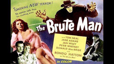 THE BRUTE MAN 1946 Origins of the Creeper, a Back-Breaking Man-Monster FULL MOVIE in HD