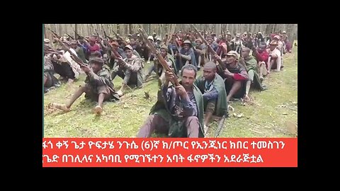 ‎ ‎የአፋጎ ቀኝ ጌታ ዮፍታሄ ንጉሴ (6)ኛ ክ/ጦር የኢንጂነር ክበር ተመስገን ብርጌድ በገሊላና አካባቢ የሚገኙተን አባት ፋኖዎችን አደራጅቷል። ‎ ‎