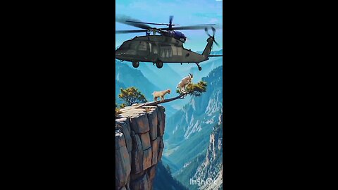 Insane Goat Jumps on Mountain Trees! 🐐💥 Gravity-Defying Action!"#shorts