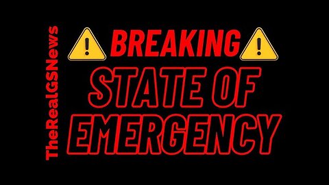 BREAKING 🚨 State Of Emergency DECLARED