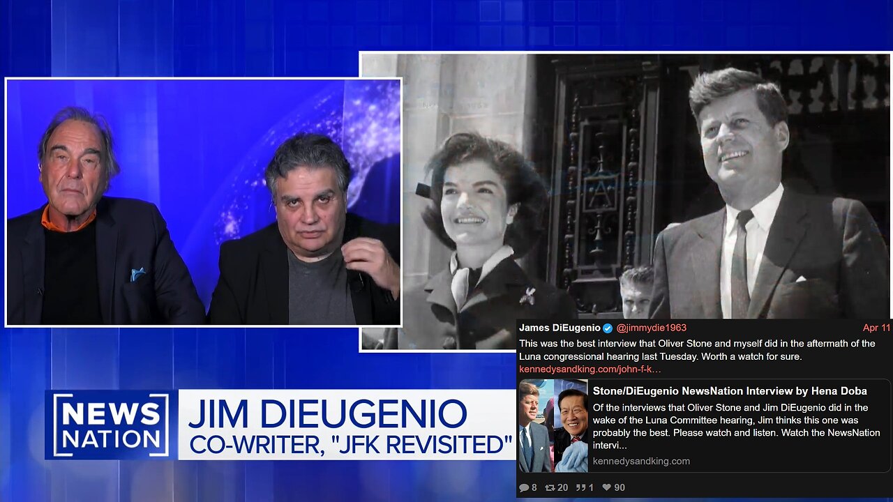 Oliver Stone-DiEugenio-NewsNation "Best Interview After The Hearing"