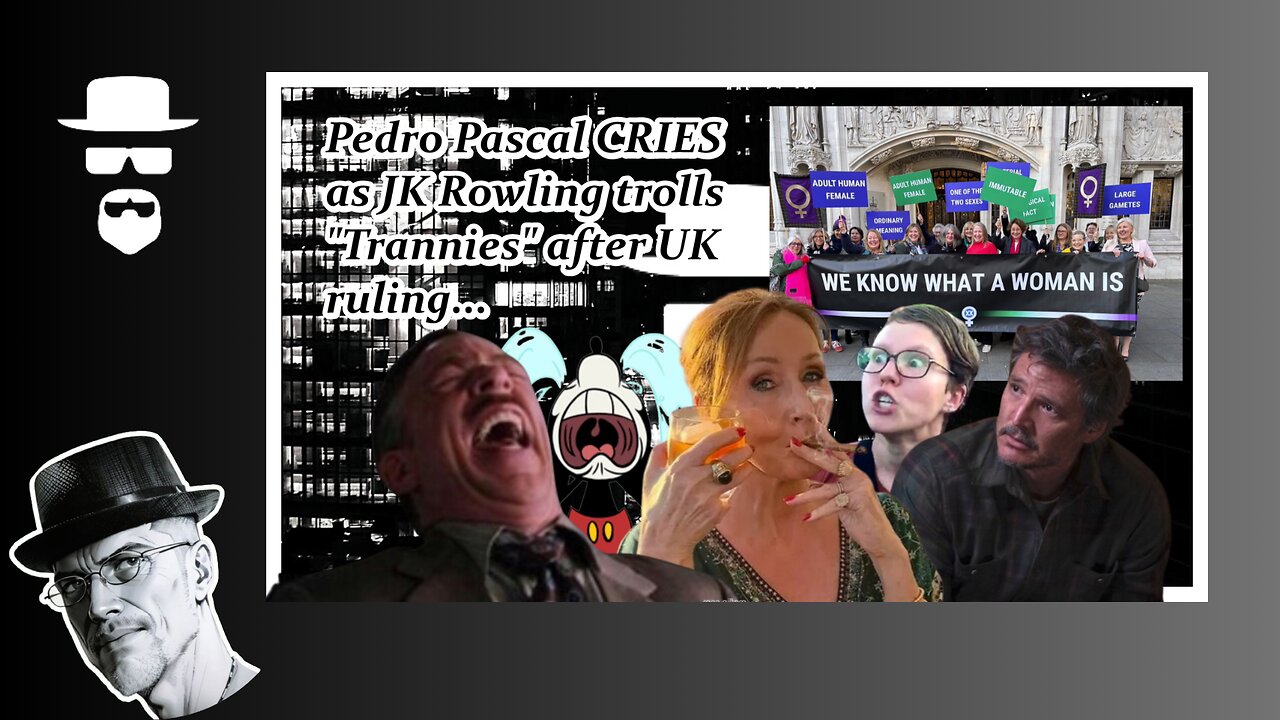 ACTOR PASCAL CRIES AS ROWLING TROLLS "TRANS"...