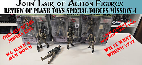 Review of Plan B toys Special Force mission 4 figures