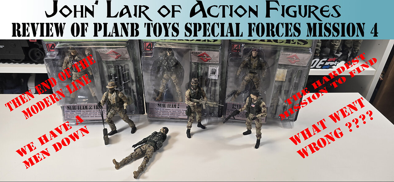 Review of Plan B toys Special Force mission 4 figures