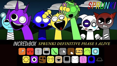 INCREDIBOX SPRUNKI ALL PHASES - BEATS - NEW CHARACTERS - LIVE - 33 #sprunki