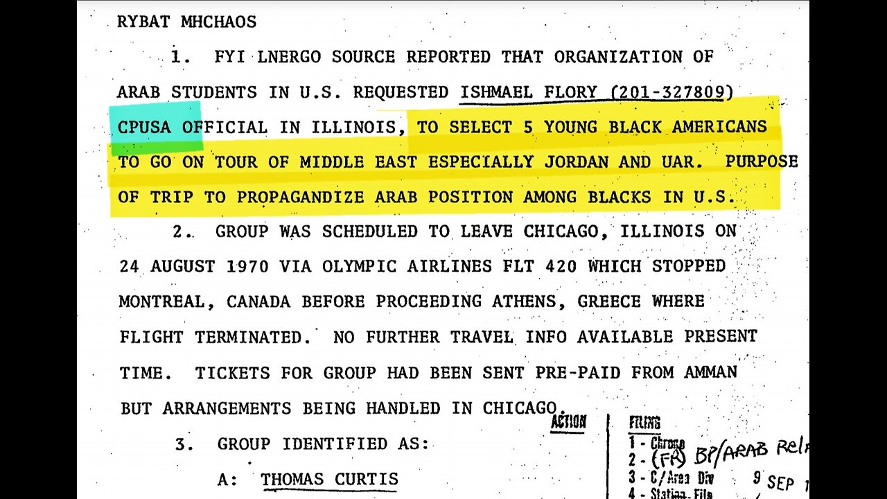 CPUSA used Black Students to PROPAGANDIZE AMERICANS
