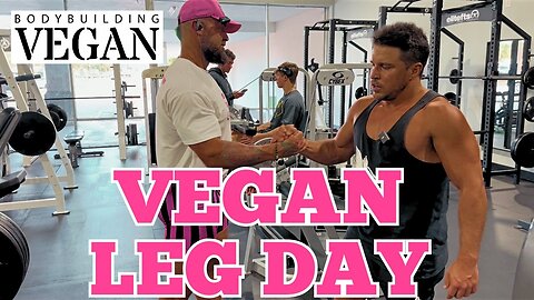VEGAN LEG DAY DESTRUCTION | ‪@YaBonks‬ and TheBodybuildingVegan | Brutal Day at Metroflex Gym Tampa