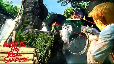 UnCharted4 Stealth Hard Mode - Elevator Up Fight PC Real Sniper #headshot#gaming#uncharted#gameplay