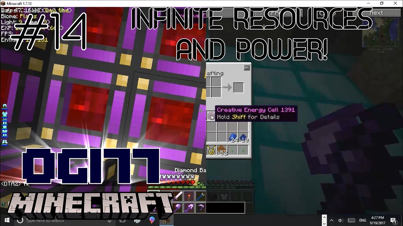 Minecraft OGI77 #14: INFINITE RESOURCE POWER!