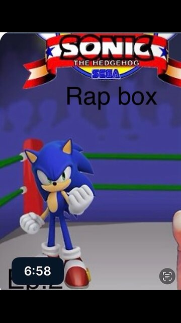 Mystery rap battles Sonic’s rap box solo 1