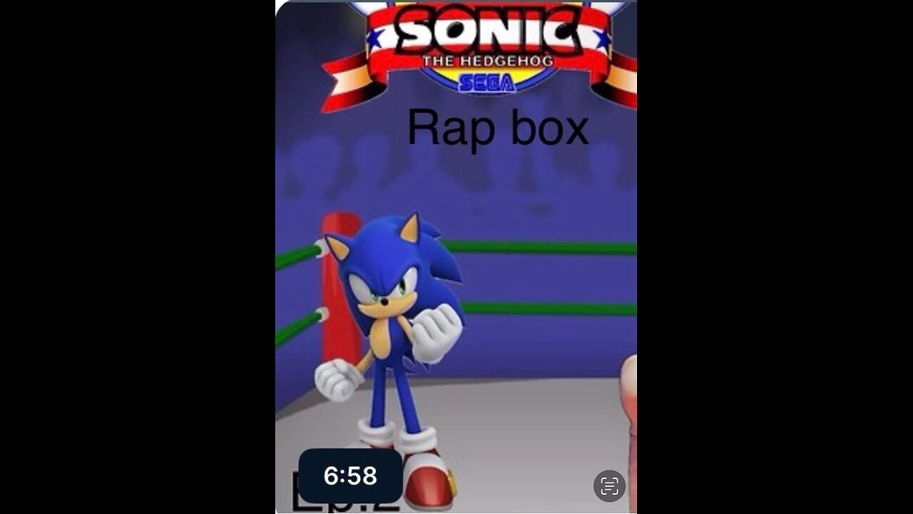 Mystery rap battles Sonic’s rap box solo 1