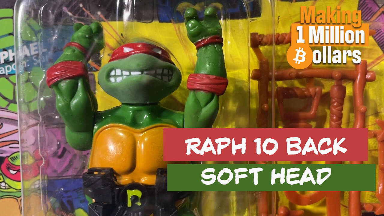 TMNT Raphael 10 Back Soft Head | Making A Million Dollars Ep102