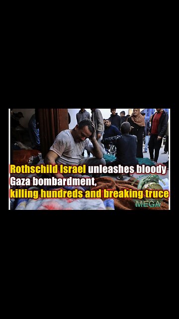 Rothschild Israel unleashes bloody Gaza bombardment, killing hundreds and breaking truce | Israeli strikes have killed at least 205 Palestinians, including many children