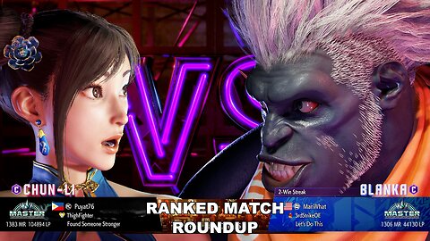 Kuya Kalbo SF6 Ranked Roundup. Chun Li Master Rank [Hori Fight Stick]