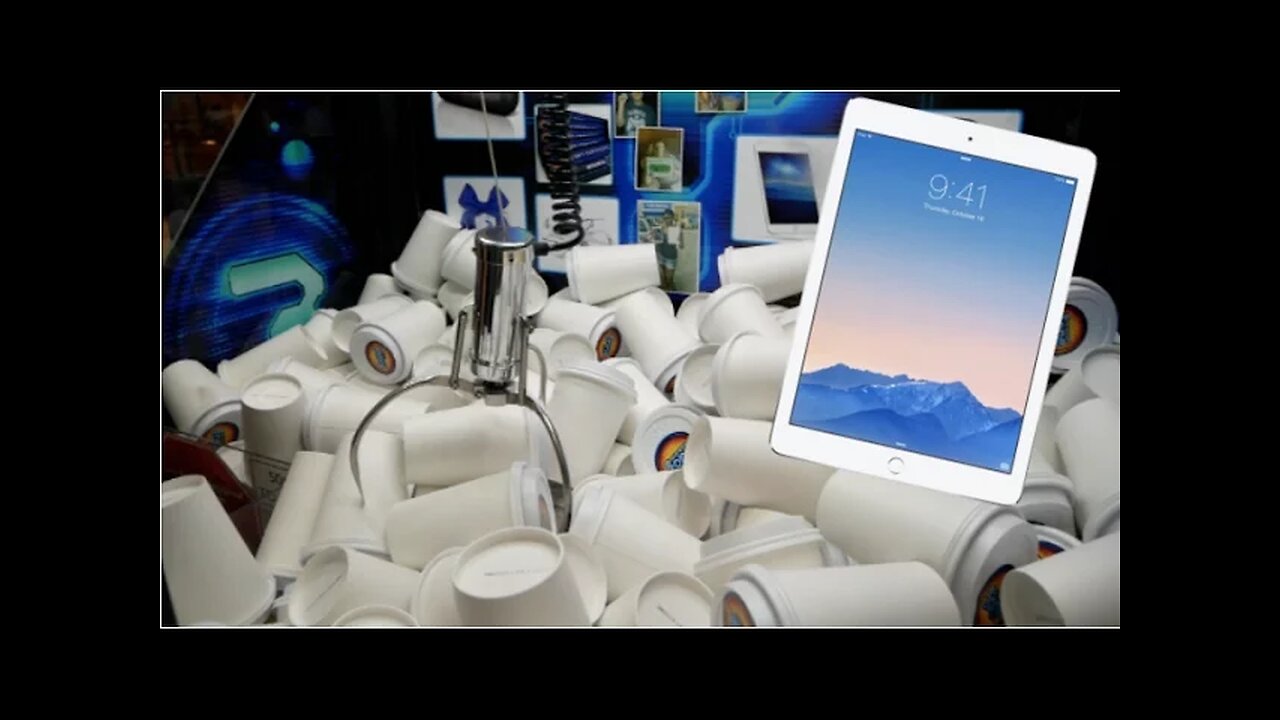 There's an iPad in this Claw Machine... Arcade Games