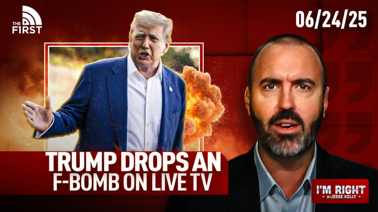 Trump Drops An F-Bomb On Live TV & Declares Israel-Iran Ceasefire To Be In FULL Effect