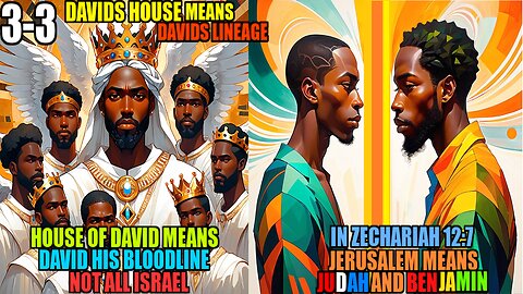 House Of David Shall Be As God, As The Angel, David House Is His Lineage, Jerusalem Is Ben & Jud 3-3